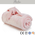 Sleepy Soft Baby Blankie Flannel Baby Blanket with plush toy animal